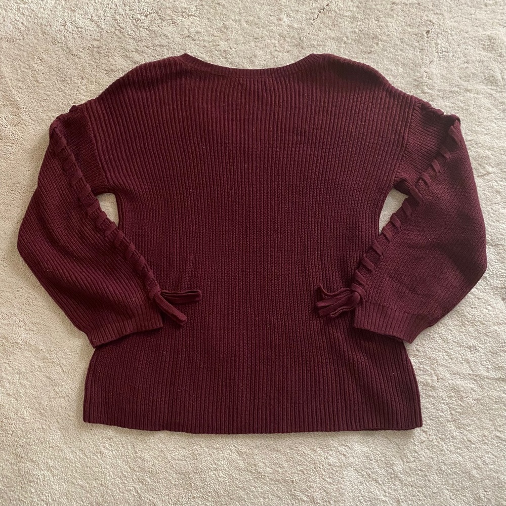 American Eagle Burgundy Sweater - Picture 5 of 5